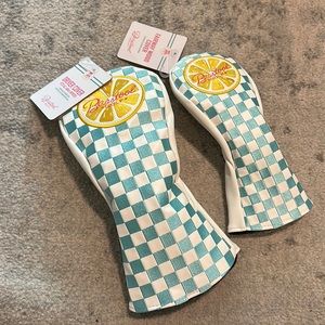 Barstool Golf Driver& Fairway Wood head cover NWT Limited Edition